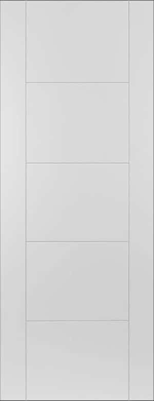 WHITE ISEO FD30 PRIMED INTERNAL DOOR - Mendes Doors