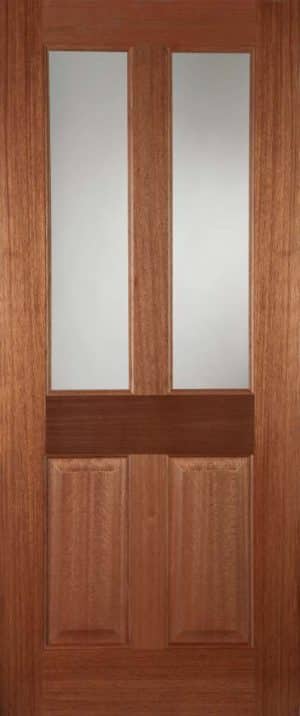 HARDWOOD EDWARDIAN UN-GLAZED EXTERNAL DOOR - Mendes Doors