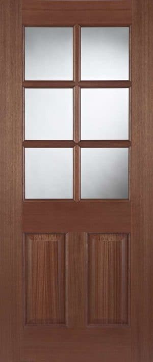 Hardwood Wellington Un-Glazed External Door - Mendes Doors