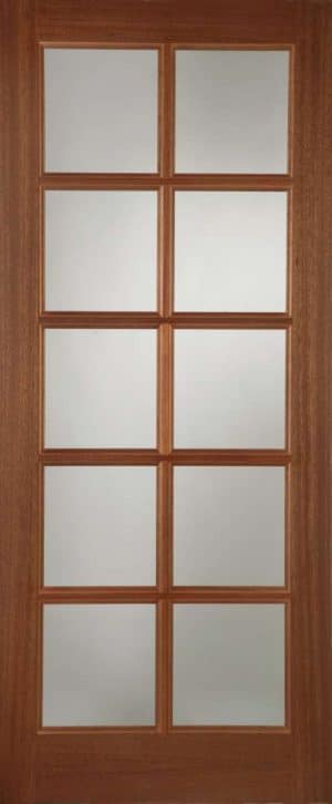 HARDWOOD PATTERN SC UN-GLAZED EXTERNAL DOOR - Mendes Doors