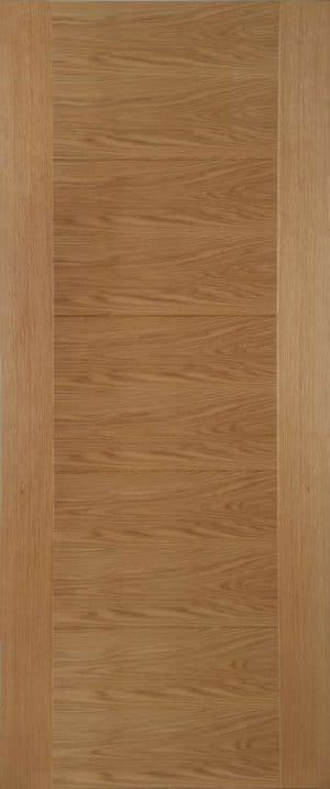 Oak ISEO Crown Cut Semi Solid Prefinished Internal Door - Mendes Doors