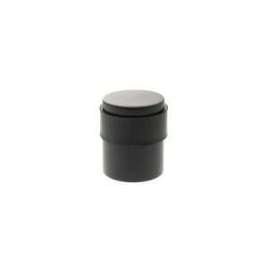 Atlantic Cylinder Premium Floor Mounted Door Stop - Matt Black