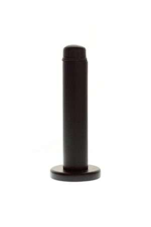 Atlantic Premium Wall Mounted Door Stop on Concealed Fix Rose - Matt Black