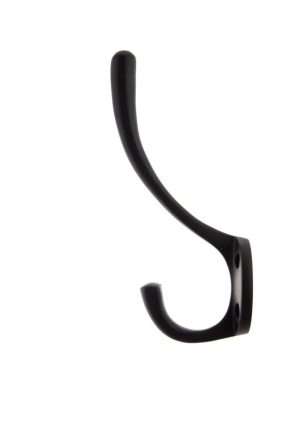 Atlantic Traditional Hat & Coat Hook - Matt Black