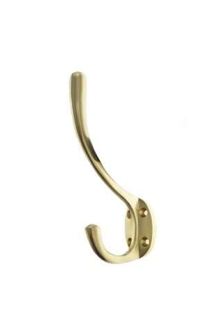 Atlantic Traditional Hat & Coat Hook - Polished Brass