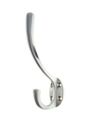 Atlantic Traditional Hat & Coat Hook - Satin Chrome