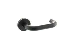 Atlantic Return To Door Lever - Matt Black