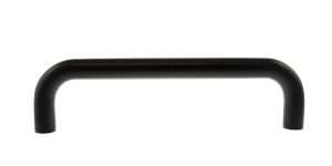 Atlantic D Pull Handle [Bolt Through] 150mm x 19mm - Matt Black