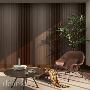 Immerse Acoustic Panelling Walnut - Deanta Doors