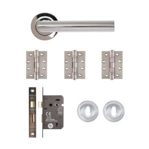 Ares Mortice Kit Polished Chrome Finish - Deanta Doors