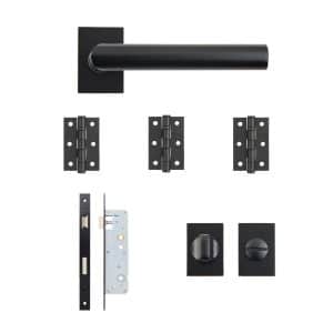 Ares Urban Bathroom Kit | 76x50x2mm Hinge - Deanta Doors