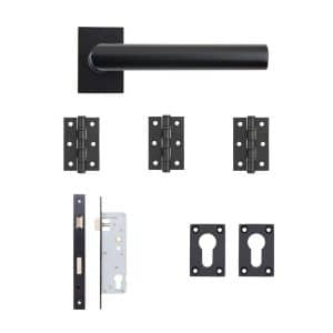 Ares Urban Sashlock Kit | 76x50x2mm Hinges - Deanta Doors