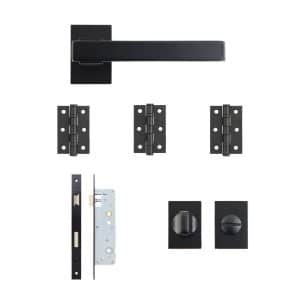 Argo Urban Bathroom Kit | 76x50x2mm Hinges - Deanta Doors