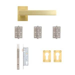 Argo Urban Sashlock Kit | 76x50x2mm Hinges - Deanta Doors