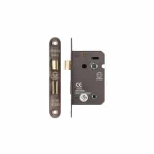 3 Lever Bathroom Lock Satin Nickel - Deanta Doors