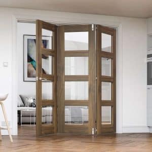 Bifold Frame Kit Prefinished Walnut - Deanta Doors