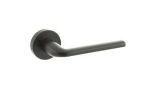 CleanTouch Anti-Bac Forme Milly Designer Lever on Minimal Round Rose - Matt Black