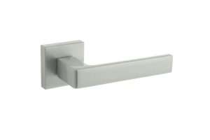 CleanTouch Anti-Bac Forme Asti Designer Lever on Minimal Square Rose - Satin Chrome