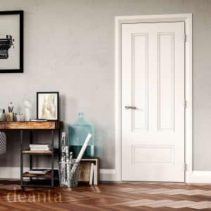 Canterbury White Primed FD30 Internal Door - Deanta Doors