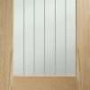 Suffolk Essential 2XG Internal Oak Door with Clear Etched Glass - XL Joinery Doors