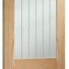Suffolk Essential 2XG Internal Oak Door with Clear Etched Glass - XL Joinery Doors - Image 2