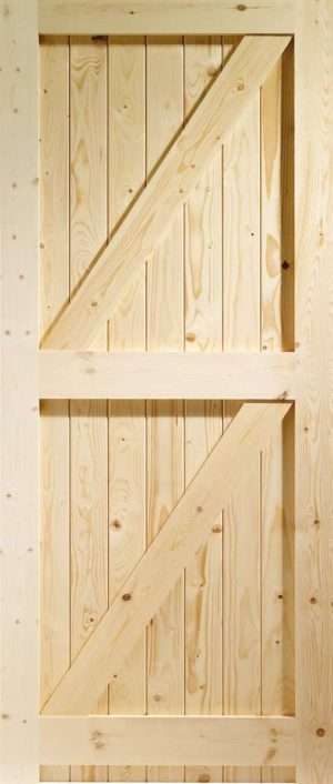 External Pine Framed Ledged & Braced Gate - XL Joinery Doors