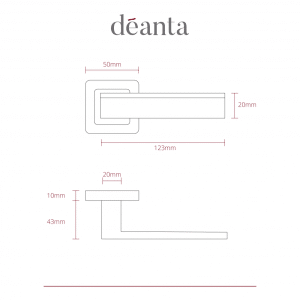 Invictus Matt Satin Black Handle - Deanta Doors