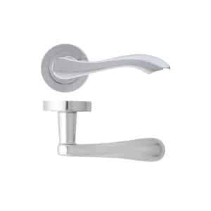 Veritas Polished Chrome Handle - Deanta Doors