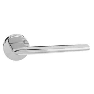 Forme Boston Designer Lever on Minimal Round Rose - Polished Chrome