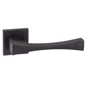 Forme Artemide Designer Lever on Minimal Square Rose - Matt Black