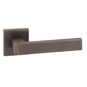 Forme Asti Designer Lever on Minimal Square Rose - Urban Bronze