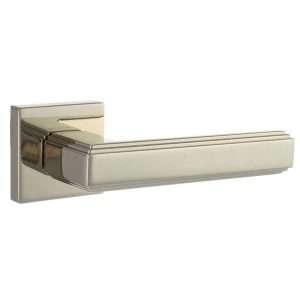 Forme Alila Designer Lever on Minimal Square Rose - Polished Nickel