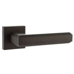 Forme Alila Designer Lever on Minimal Square Rose - Urban Dark Bronze