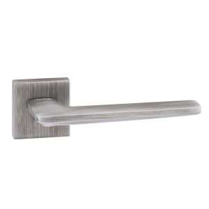 Forme Boston Designer Lever on Minimal Square Rose - Urban Graphite