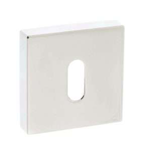 Forme Key Escutcheon on Minimal Square Rose - Polished Nickel