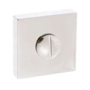 Forme WC Turn and Release on Minimal Square Rose - Polished Nickel