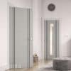 Flush Light Grey Ash Internal Door Vertical Inlay FD60 6mm Lipping FSC - Deanta Doors - Image 2