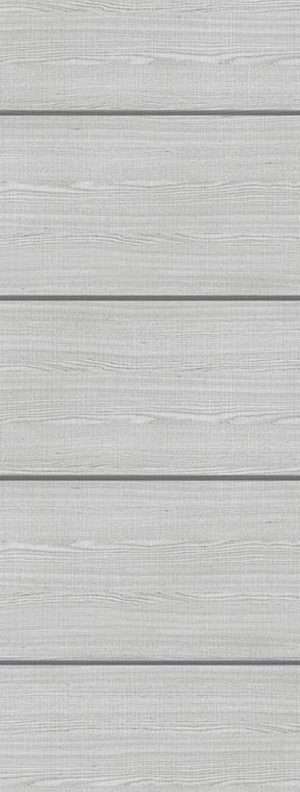 Flush Light Grey Ash Internal Door Horizontal Inlay FD30 6mm Lipping Certifire CF5740 FSC - Deanta Doors