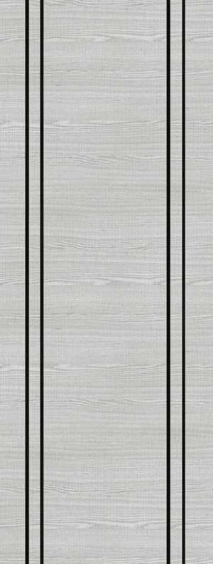 Flush Light Grey Ash Vertical Inlay FD60 6mm Lipping FSC