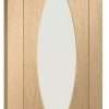 Internal Oak Pesaro with Clear Glass Fire Door - XL Joinery Doors - Image 2