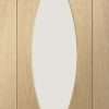 Internal Oak Pesaro with Clear Glass Fire Door - XL Joinery Doors