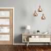Internal Oak Shaker 4 Panel Door with Obscure Glass - XL Joinery Doors - Image 3