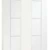 Palermo 1 Light Internal White Primed Door with Clear Glass - XL Joinery Doors - Image 2