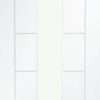 Palermo 1 Light Internal White Primed Door with Clear Glass - XL Joinery Doors