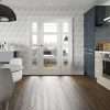 Shaker 4 Light Internal White Primed Door with Clear Glass - XL Joinery Doors - Image 3