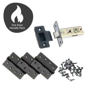 Sesia Fire Door Handle Pack with 75mm Latch - XL Joinery Doors