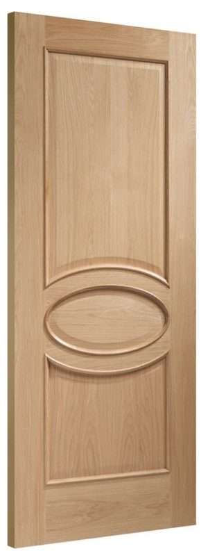 Internal Oak Calabria Door with Raised Mouldings - XL Joinery Doors