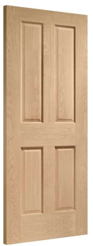 Internal Oak Victorian 4 Panel Fire Door - XL Joinery Doors