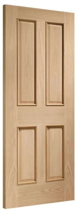 Internal Oak Victorian 4 Panel Door with Raised Mouldings - XL Joinery Doors