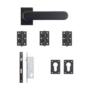 Juno Urban Sashlock Kit | 76x50x2mm Hinges - Deanta Doors